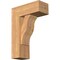Ekena Millwork Funston Block Smooth Bracket w/ Offset Brace, Western Red Cedar, 7 1/2"W x 18"D x 26"H BKT0806X18X26FST05SWR - alternate 1